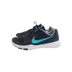 Nike Men's Black Jade Gray Flex Control Swoosh Mesh Athletic Sneaker Size 9